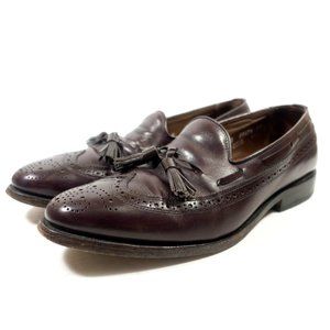 Allen Edmonds Manchester Wingtip Tassel Loafers  - Men's Size 8 D